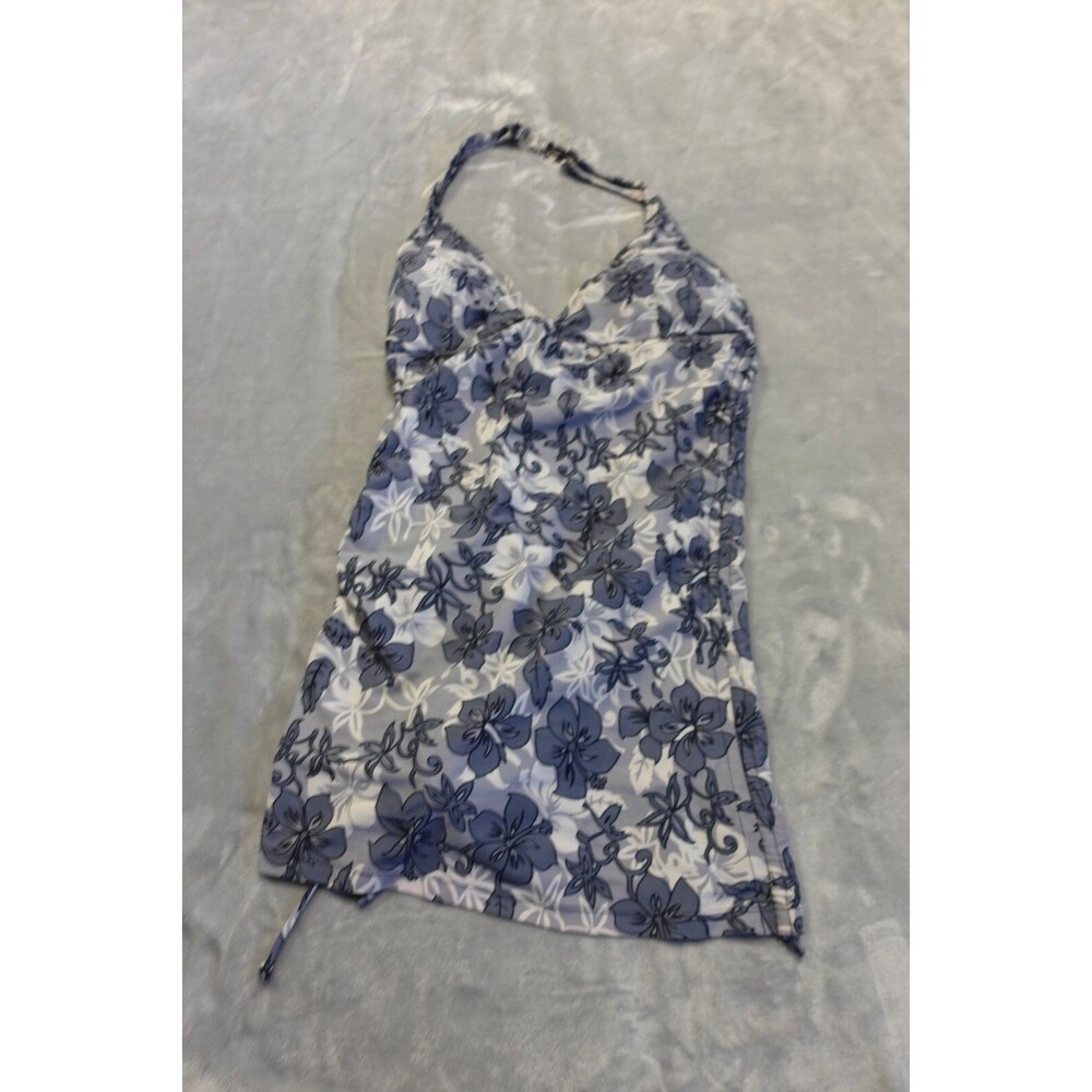 Shore Shapes Skirted Swimwear Navy Floral Size 14 Tummy Control